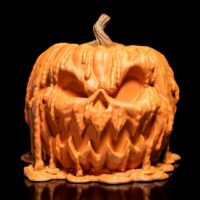 Citrouille Halloween porte bombons