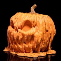 Citrouille Halloween porte bombons