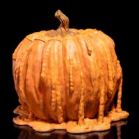 Citrouille Halloween porte bombons