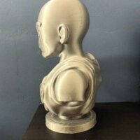Buste de Krillin vue de côté dans Dragon Ball Z