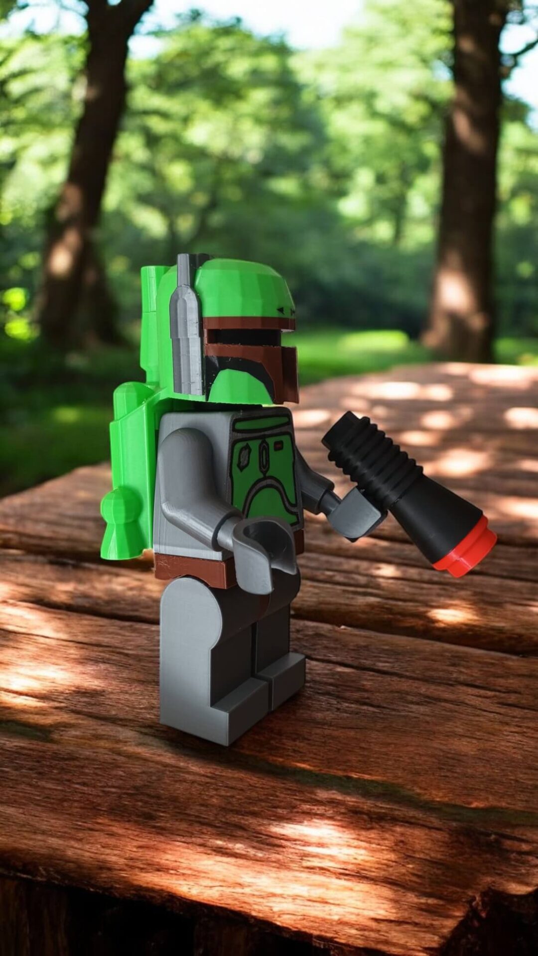 Lego Boba Fett Star Wars réalisé en 3D Lego Boba Fett Star Wars réalisé en 3D