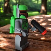 Lego Boba Fett Star Wars réalisé en 3D Lego Boba Fett Star Wars réalisé en 3D