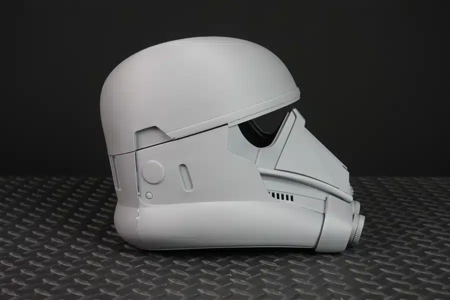 Death Trooper Helmet by Maxtrim3D (3) Casque Death Trooper DIY en impression 3D – kit brut, vue de profil
