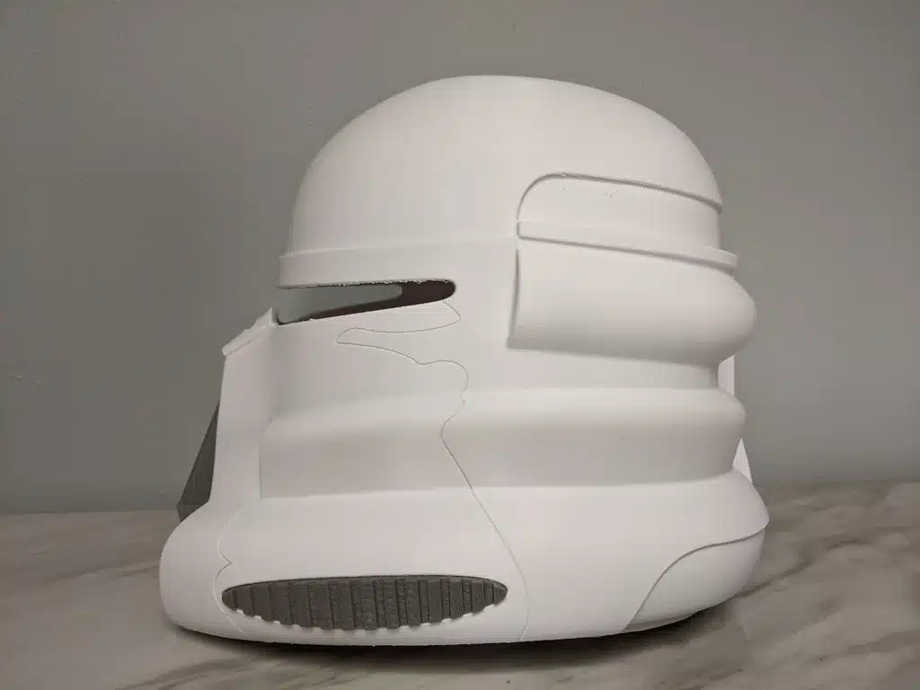 Casque Airborne Trooper – profil gauche Casque Airborne Trooper Star Wars – vue latérale gauche