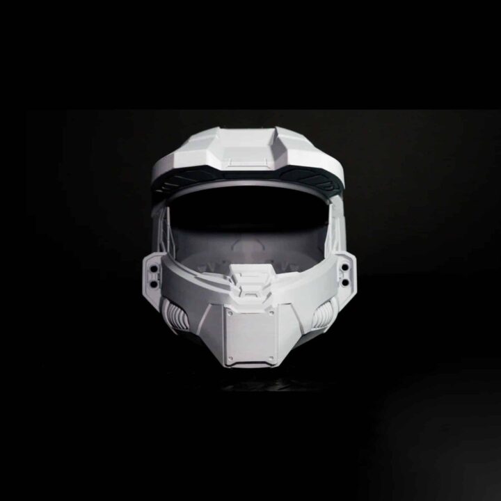 Casque 3D imprimé – vue de face