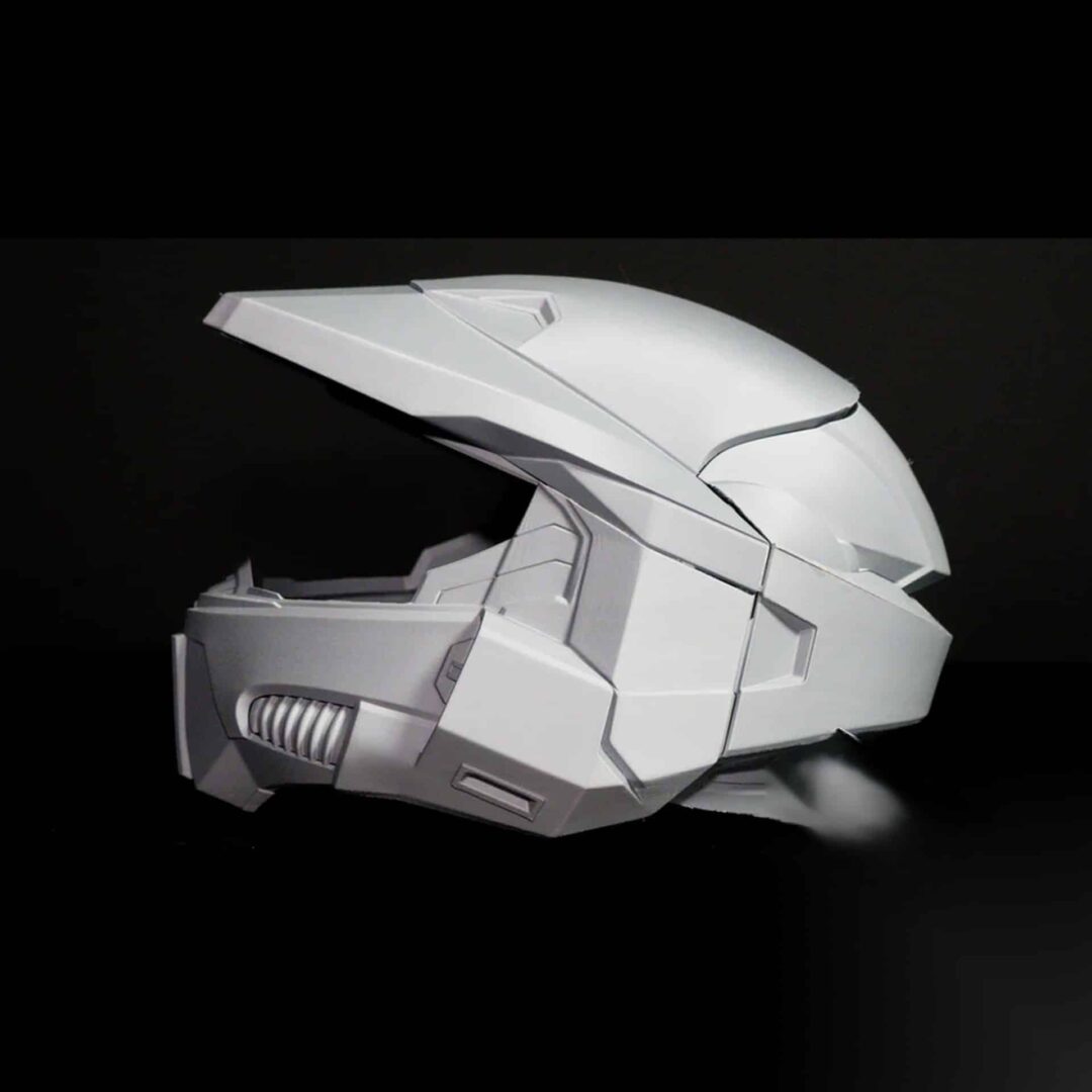 Casque 3D imprimé – profil droit